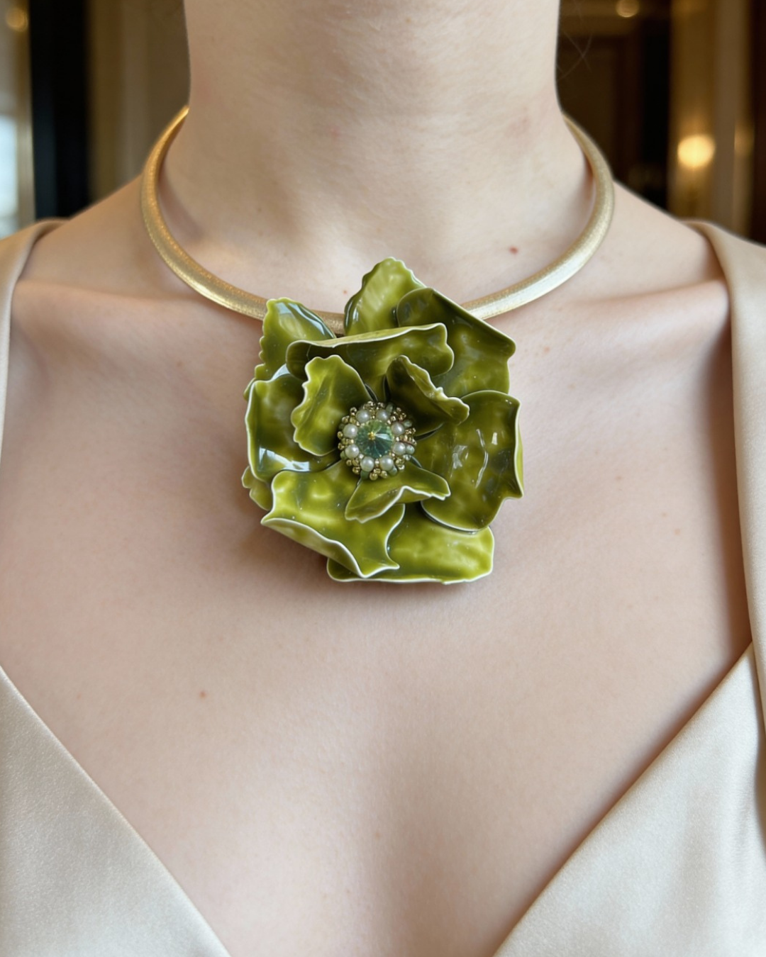 Collana Peonia Vèrt