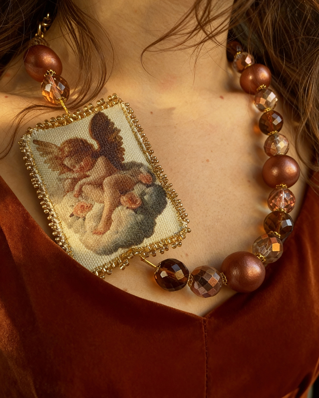 Collana Angel Mocha Brown