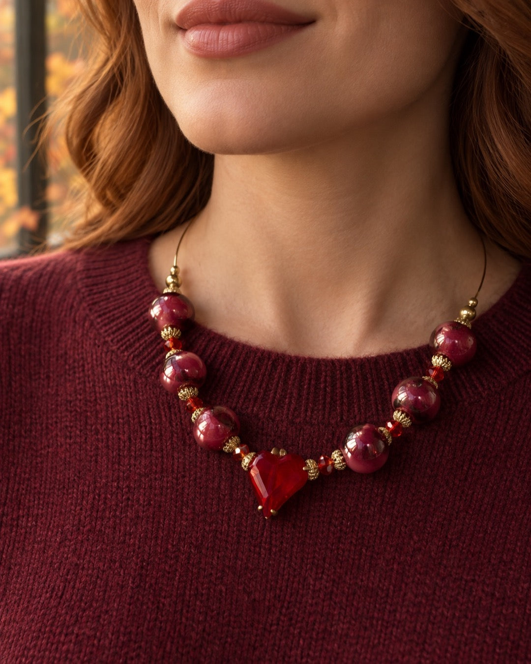 Collana Éclat d’Amour Rouge
