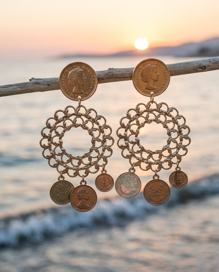 Orecchini Lucky Coin