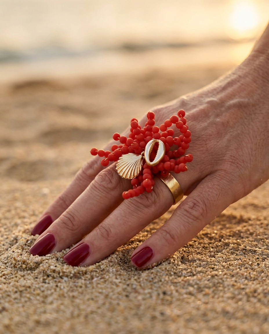 Anello Coralya Red