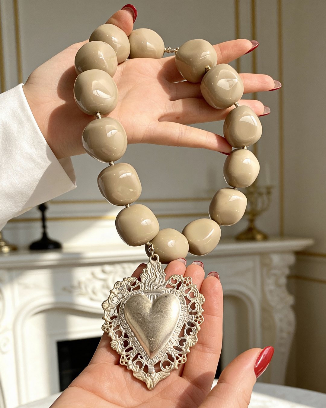 Collana Sacro Cuore Noisette