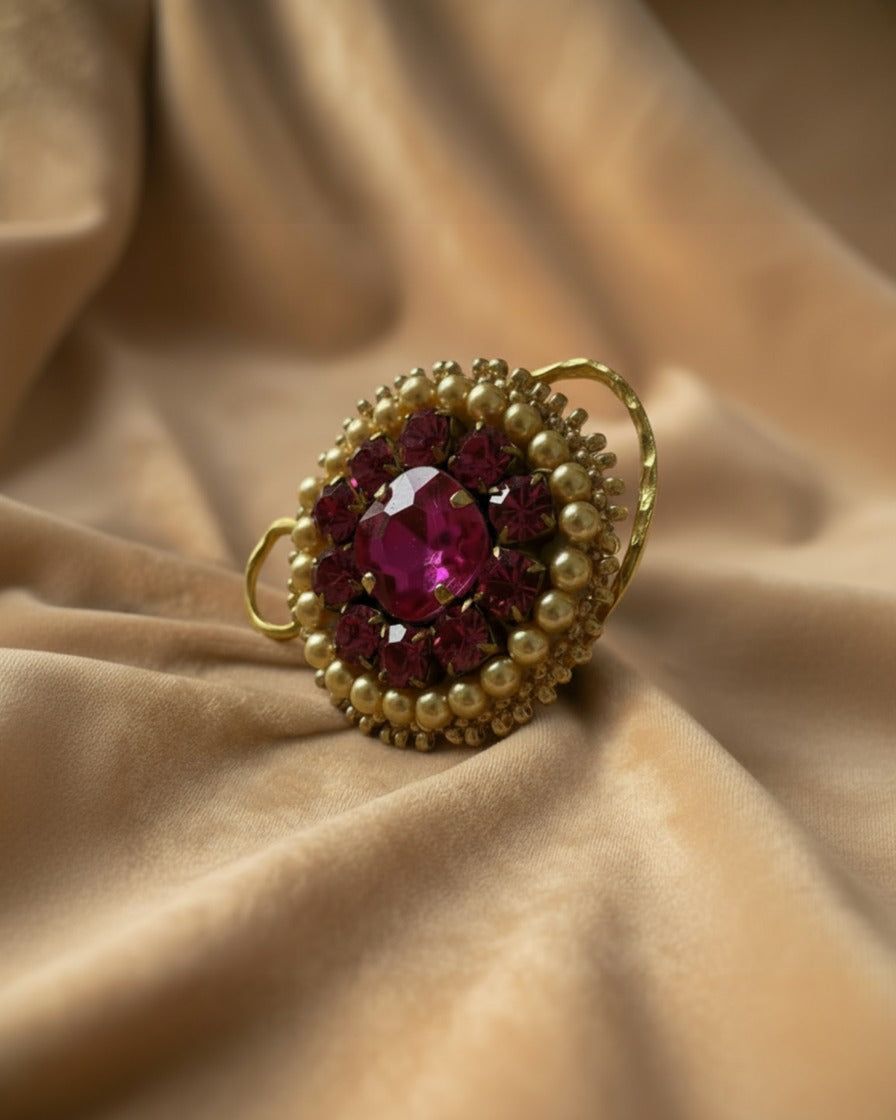 Anello Saturno - Fucsia