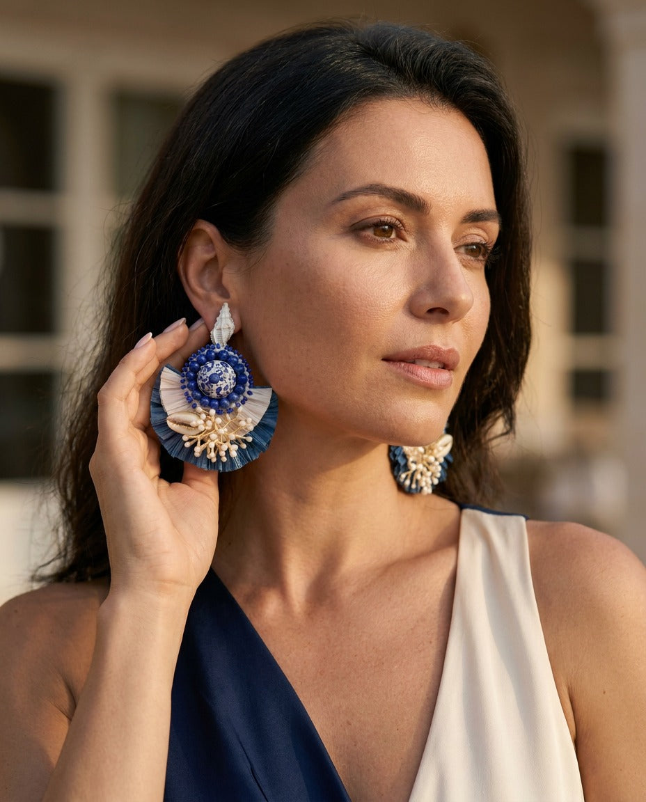 Orecchini Maiolica Marea