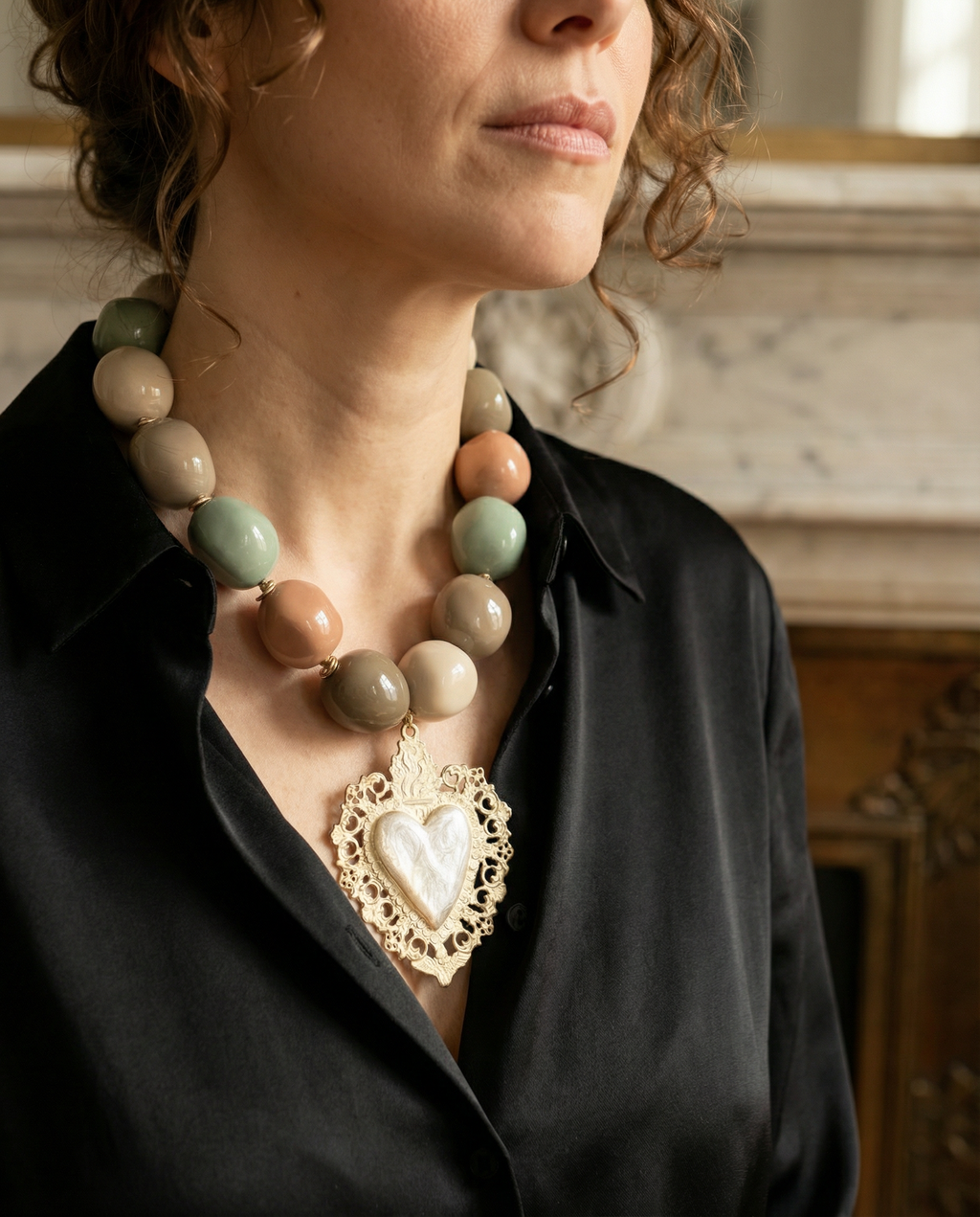 Collana Sacro Cuore Soft Touch