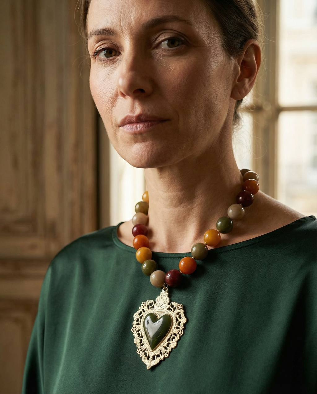 Collana Sacro Cuore Essenza d'Autunno