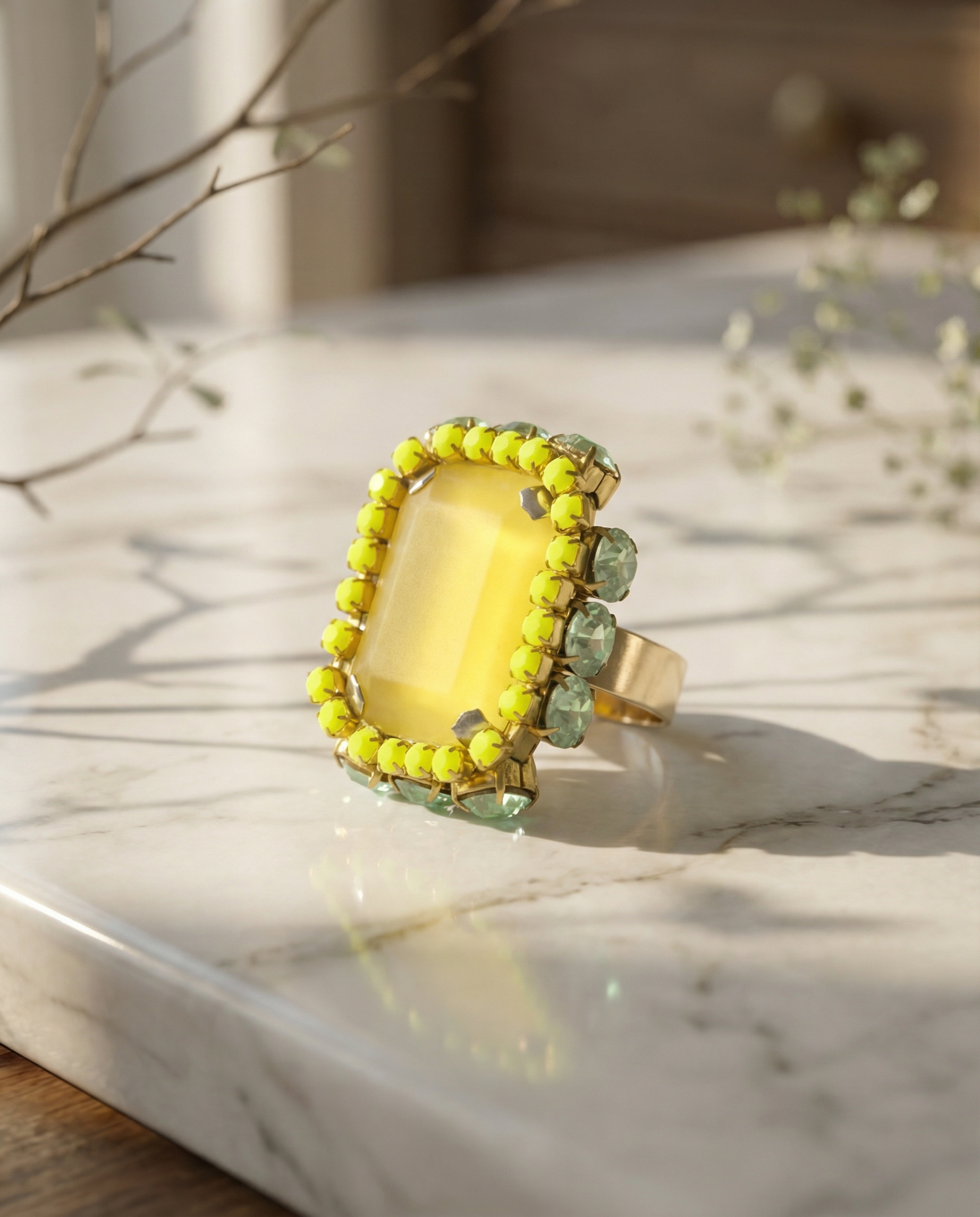 Anello Impero Mimosa