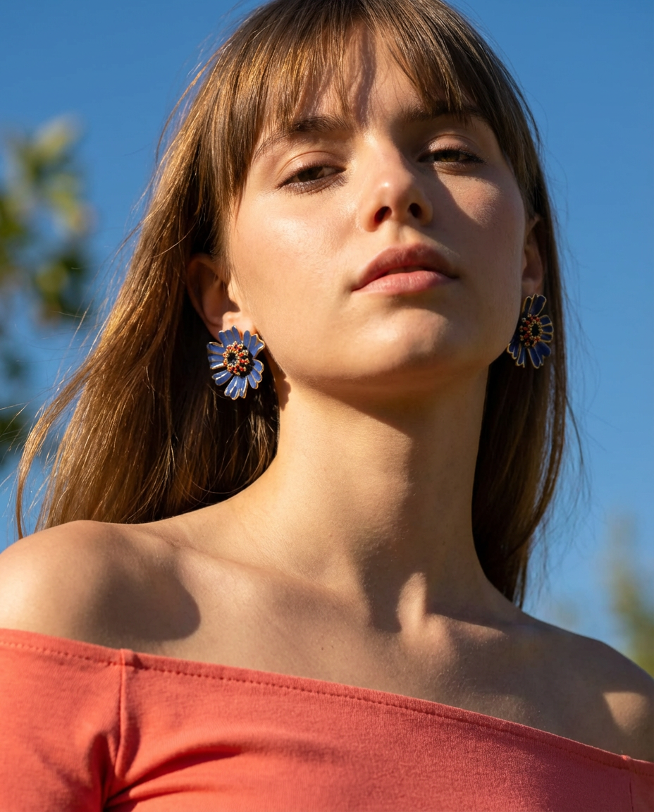 Orecchini Hawaii Blue