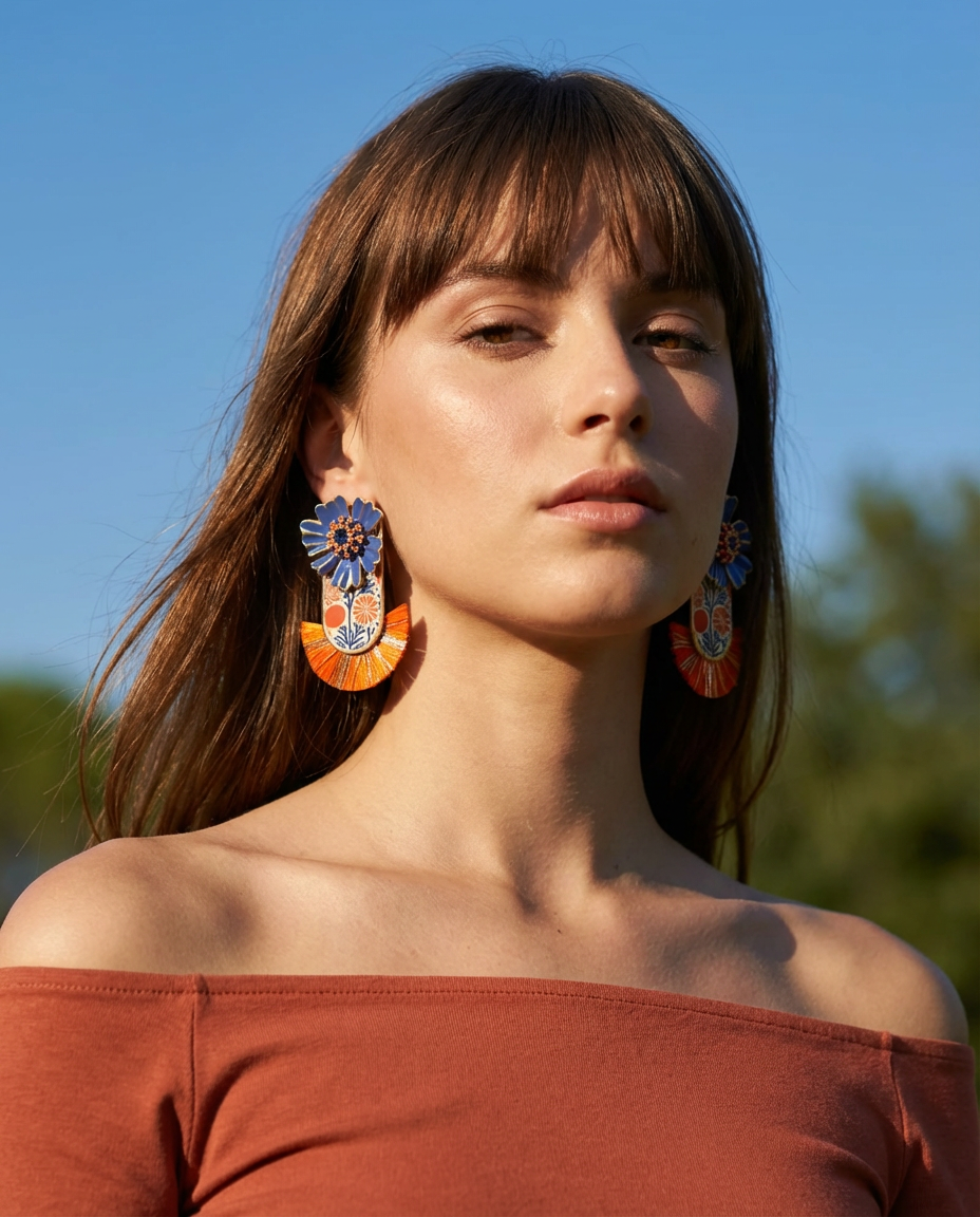 Orecchini Hawaii Blue