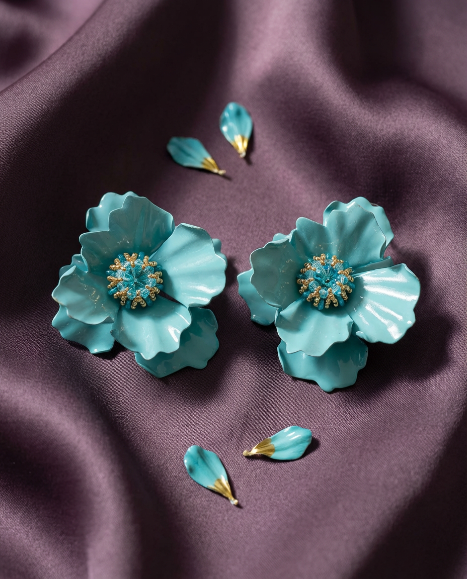 Orecchini Peonia Tiffany