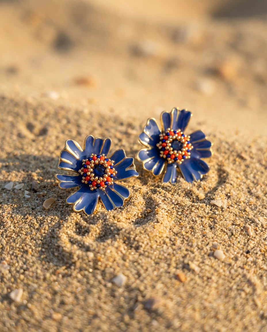 Orecchini Hawaii Blue