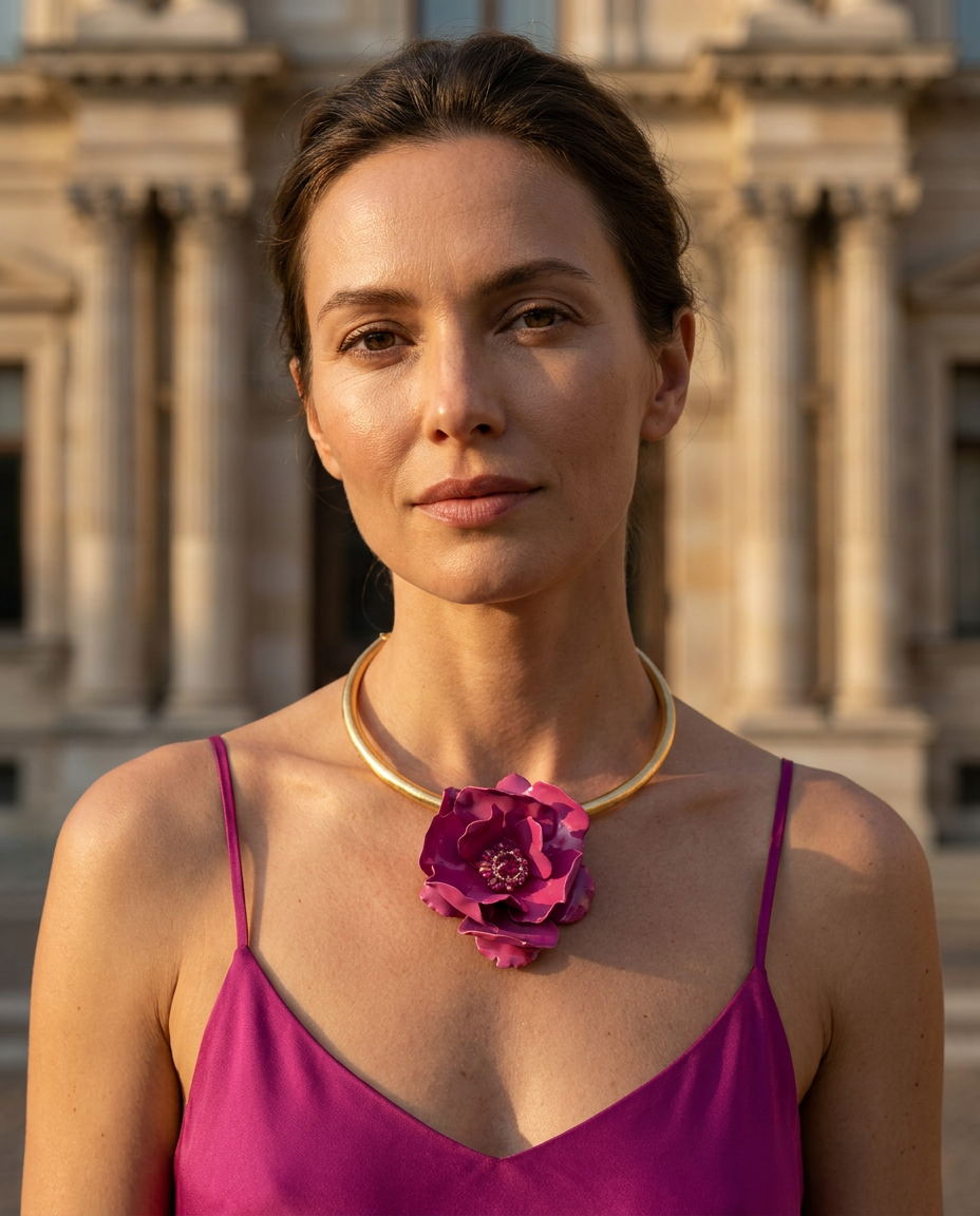 Collana Peonia Rosa Candy