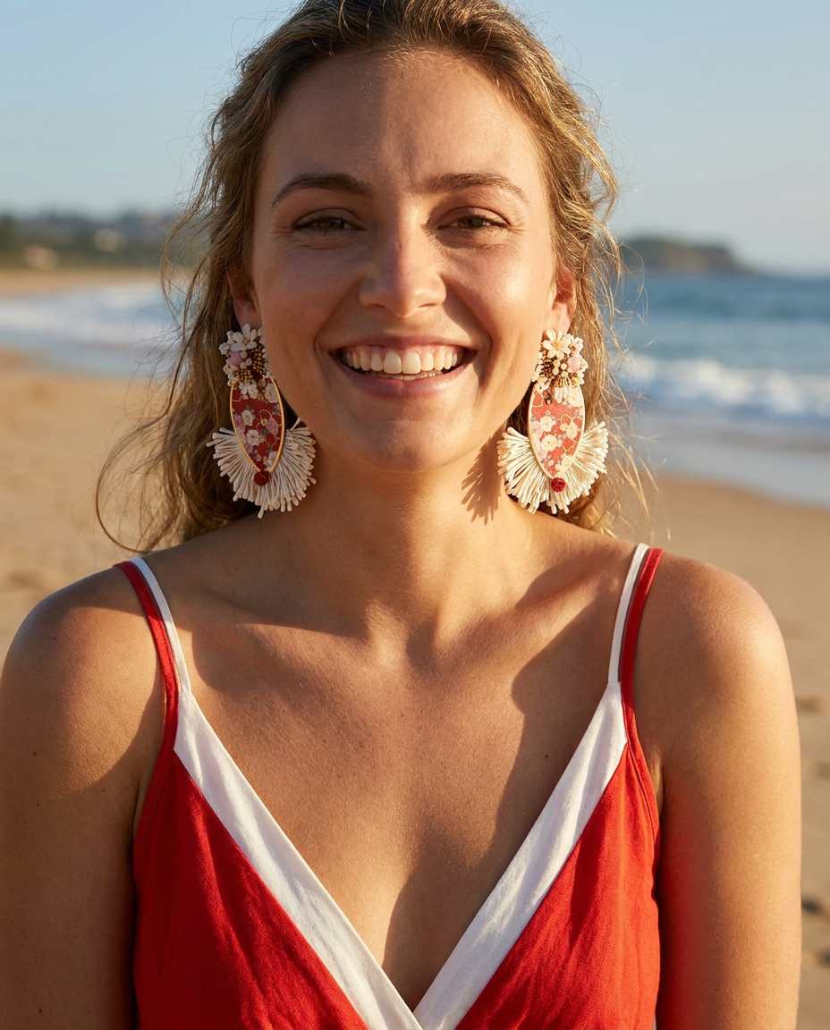 Orecchini Kimono Drop