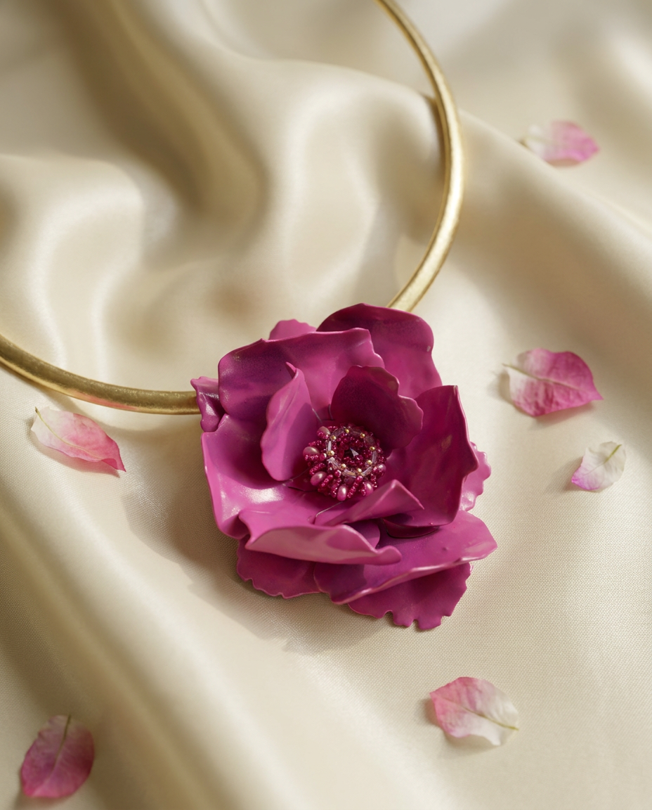 Collana Peonia Rosa Candy