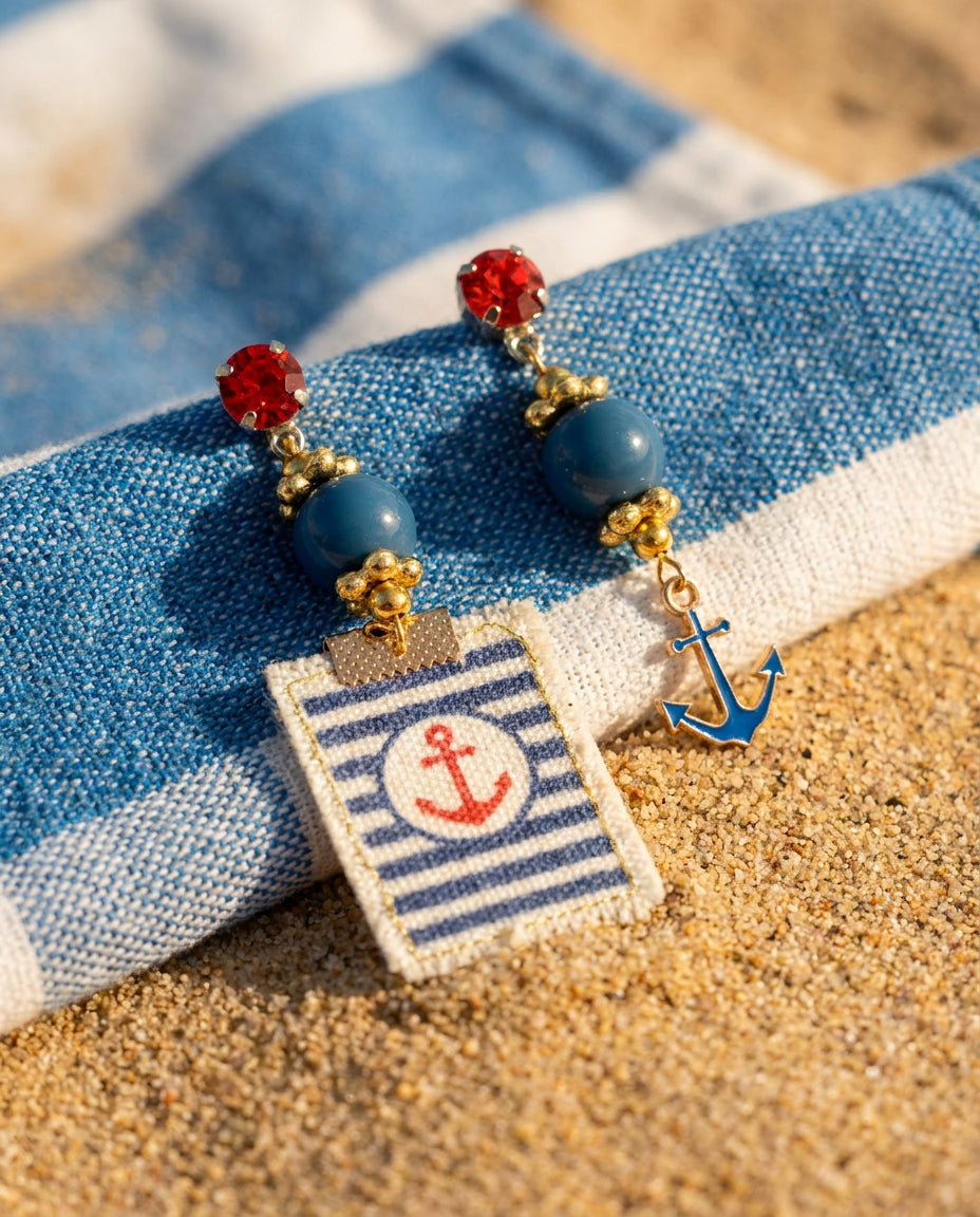 Orecchini Cartoline dal Mare - Ancora