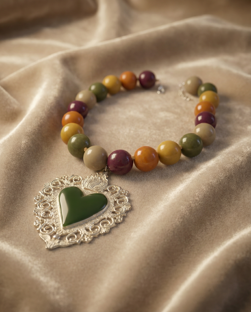 Collana Sacro Cuore Essenza d'Autunno